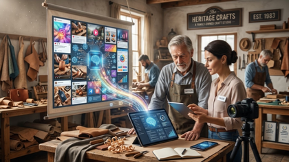 Illustrative photograph for the story: Why Small Businesses Can No Longer Afford to Ignore AI Content Creation