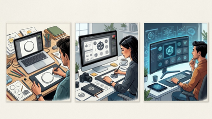 Illustrative photograph for the story: DIY Logo vs Professional Logo vs AI Logo: Which Should You Choose?