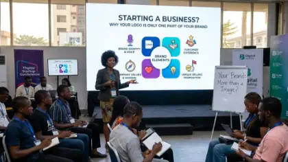 Illustrative photograph for the story: Starting a Business? Why Your Logo Is Only One Part of Your Brand