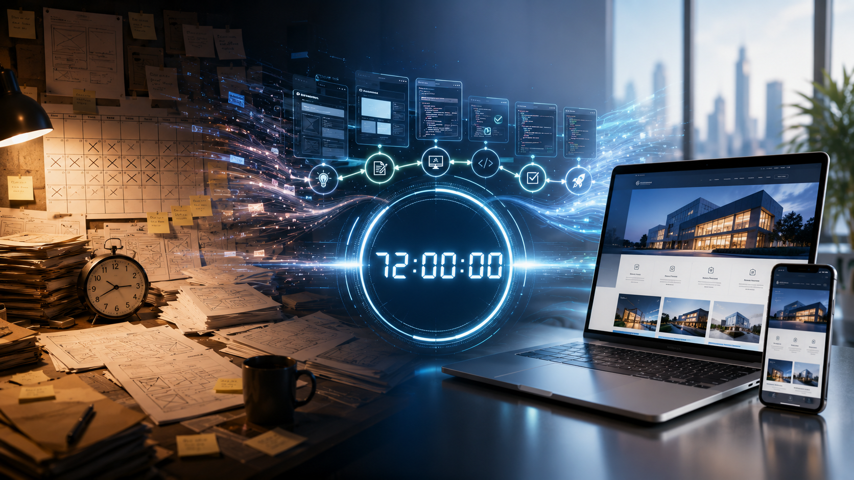 Illustrative photograph for the story: From Weeks to 72 Hours: How AI and Automation Changed the Way Websites Are Built