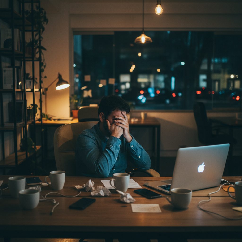 Illustrative photograph for the story: Founder Burnout Is a Systems Problem, Not a Willpower Problem