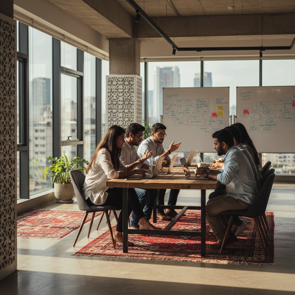 Illustrative photograph for the story: India's SaaS Export Surge Is Producing a New Generation of Founders