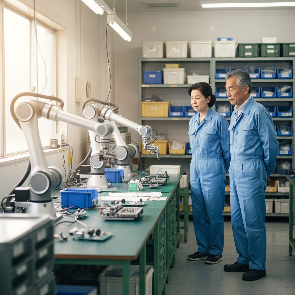 Illustrative photograph for the story: Japan's Small Manufacturers Are Betting Everything on Robotics